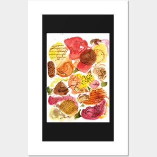 Autumnal Abstract Posters and Art